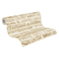 Made in Germany - Wallpaper Rolls Stone Beige Cream - Non Woven Vinyl - Wallpaper Stone Look - 1005 X 053 m