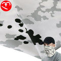 FLECTARN Snow Spot Camouflage Fabric Nylon Cotton Fabric Waterproof Ripstop Plaid for Tactical Outdoor Clothing Bag Hat Fabric MegaBDM