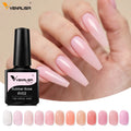 Venalisa Nail Art Rubber Basecoat 7.5ML Soak Off UV/LED Camouflage Color Rubber Base Top Coat for Gel Lacquer Nail Designs MegaBDM