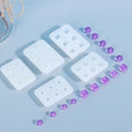 DIY 8mm square with Holes Glue Mold Handmade Earrings Bracelet Silicone Mold