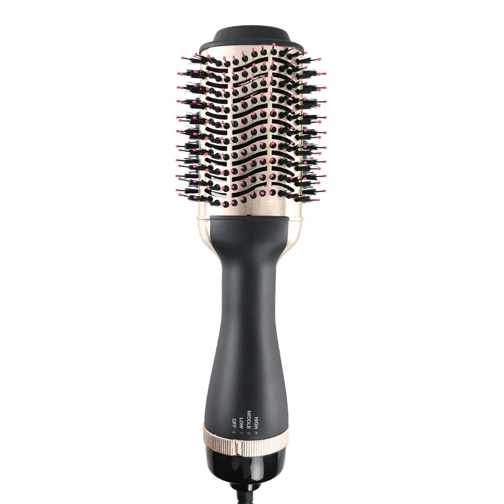 Professional Blow Dryer Brush Electric Hot Air Brush Hair Dryer Comb Salon Hair Styling Tool