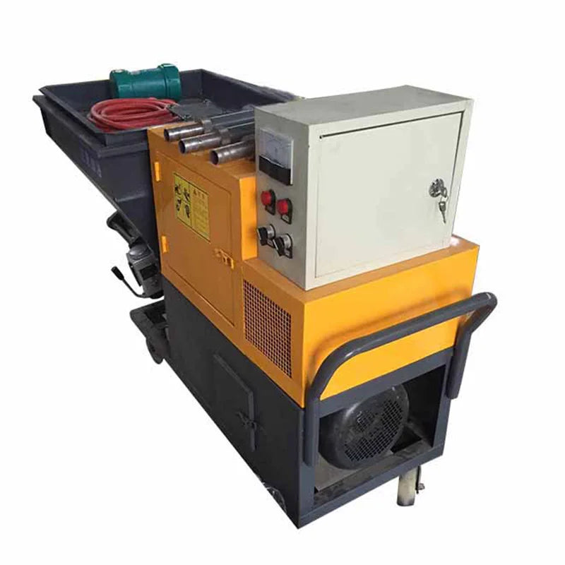 High Output Diesel Cement Mortar Spraying Plaster Machine Large Discharge New Pump Engine Motor Concrete Mortar Spray Machine