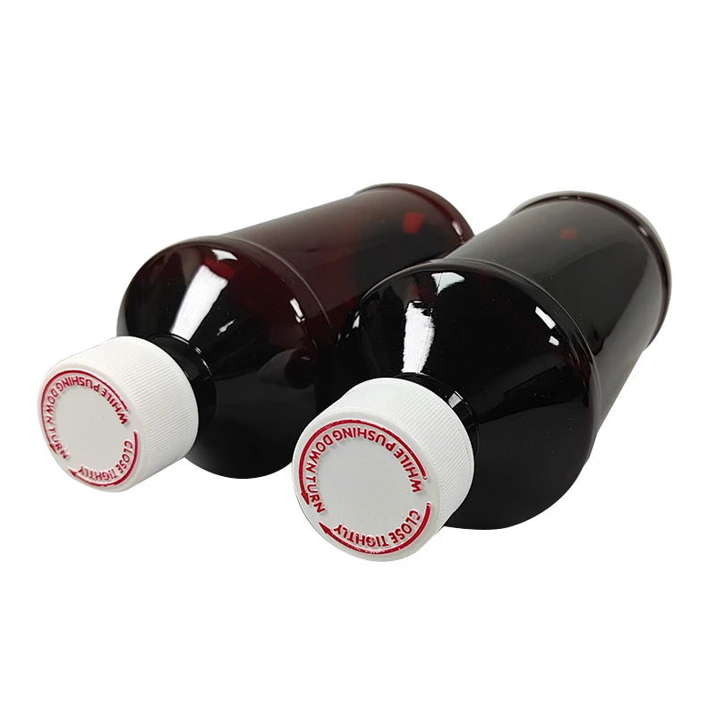 Amber 16oz PET Bottle Arch Wockhardt Pint Bottles with CRC Cap Seal