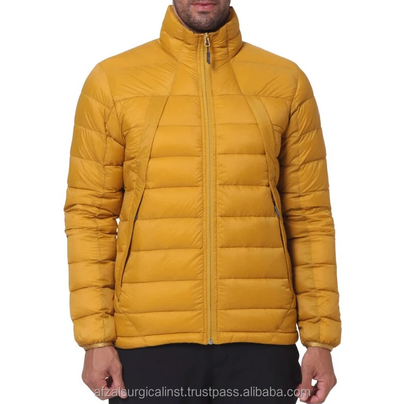 2025 New Arrival Men's Casual Style Hooded Stand Waterproof Windproof Jacket Autumn Coat Front Zipper Closure Woven Fabric ODM