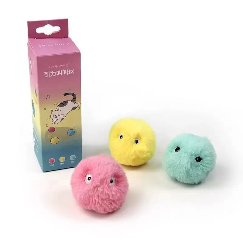 High Quality Automatic 360 Self-Rotating Rolling Ball with USB Rechargeable Interactive Cat Toys Ball