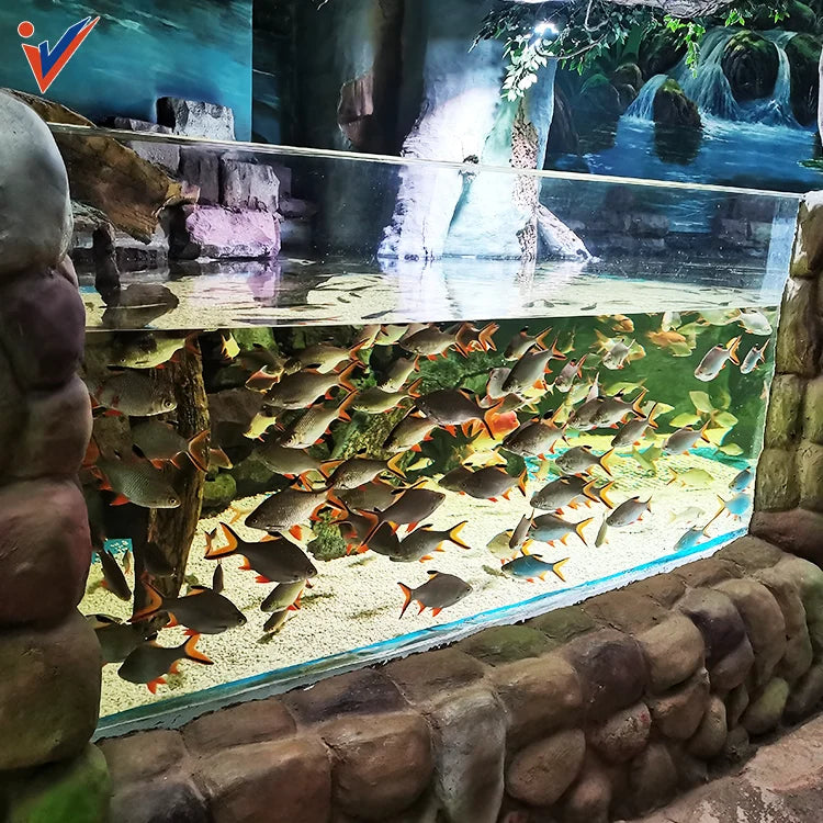 Luxury Big Size Heat Resistant Eco-Friendly Transparent Acrylic 5L Aquarium Fish Tank for GoldFish Outdoor Kitchen Use Bags