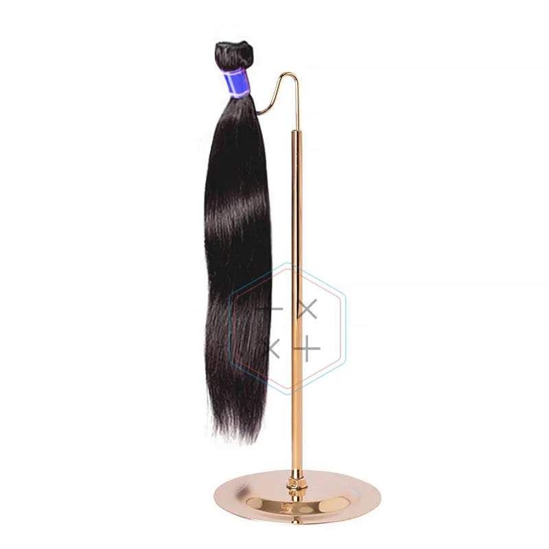 Durable Polished Stainless Steel Hair Extension Stand Wig Display for Store Salon