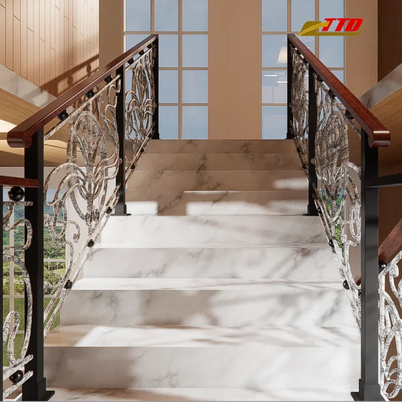 Decorative Iron Stair Railings to Add Luxury Strength and Timeless Charm to Your Indoor or Outdoor Staircase Design