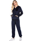 Reflective Rhinestone Velvet Winter Tracksuit Unisex 2022 Custom Logo Velour Sweatsuit Jogging Sets