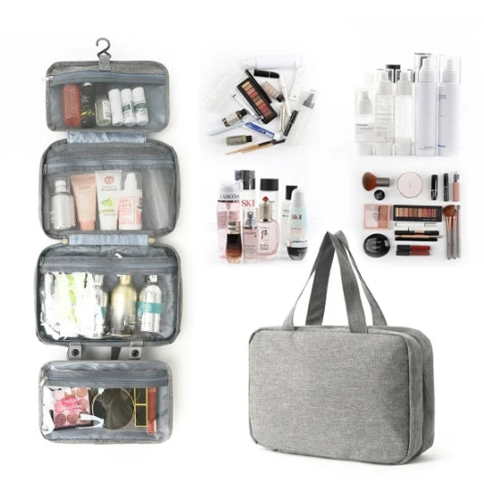 Portable Travel 4 Layer Toiletry Bag Kit Multifunctional Dry Wet Separation Big Capacity Travel Storage Cosmetic Bag
