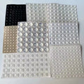 Door Stops Self Adhesive Silicone Rubber Pads Transparent Cabinet Bumpers Rubber Damper Buffer Cushion Furniture Hardware
