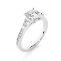 Women's 1.68ct Lab Grown Diamond Engagement Wedding Ring 14K Gold Plated Round Brilliant Cut IGI Certified Available Low Price