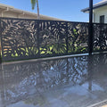 Modern Custom Size Powder Coating Aluminum Privacy Fence Garden Laser Cutting Fence