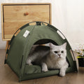 Breathable Simple Foldable Cooling Mat Solid Pattern Summer Tent Pet Bed for Pets