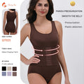 Hot Sale Plus Size Women's Seamless Jersey Bodysuit Briefs Open Crotch Butt Lifter Tummy Control Hook-and-Eye Shapewear
