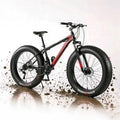 26 24 Inch Variable Speed Beach Snow Bike Shock Sorption Disc Brake Mountain Widened Tire Bicycle Fatbike Off Road Bikes
