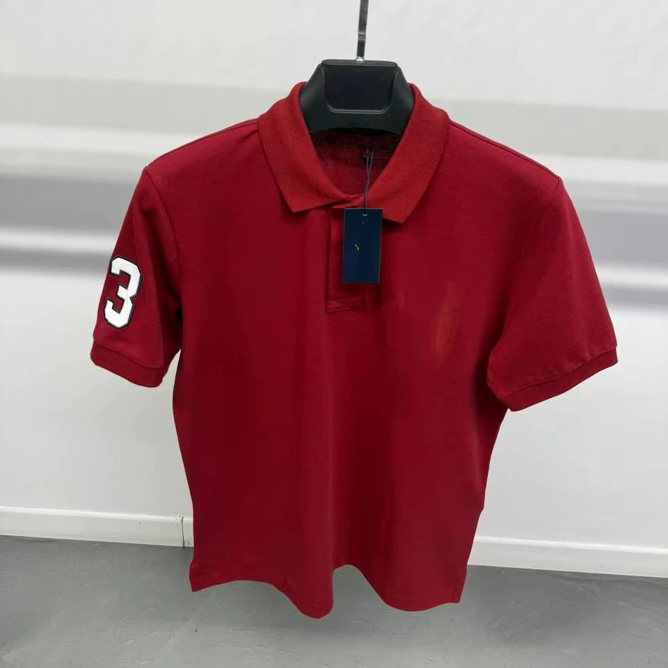 Plain Men's 100% Cotton Woven T-Shirt Short Sleeve V-neck Casual Breathable Eco-Friendly OEM ODM Custom Logo Front Private Dot
