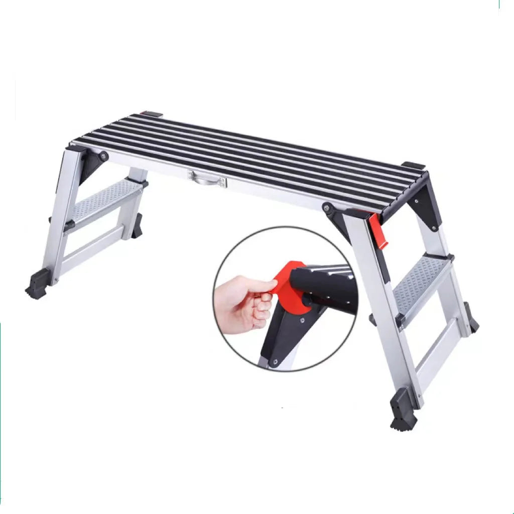 Portable Folding Ladder Stools Aluminum Alloy Modern Outdoor Car Wash Bench Work Platform