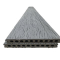 Contemporary WPC Decking Tiles Waterproof Wood Grain Anti-Slip Outdoor Flooring HDPE Composite Deck Wood Plastic Teak
