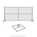 American Galvanized Temporary 6 X 10 Chain Link Fence Panels