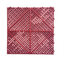LHDT Plastic Car Wash Garage Flooring Mats in Vented Modular Floor Tiles