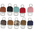 HXY Wedding Stainless Steel PU Leather Eco-Friendly Dog Tag Groomsmen Gifts Personalized Laser Engraved Beer Bottle Opener