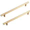 Latest New Model T-Shape Kitchen Handle Gold Aluminum Knurled Cabinet Door Handles for Bedroom Wardrobe Drawer Dresser Hotels