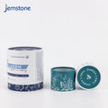 Custom 100% Biodegradable Kraft Vitamin Bottle Paper Tube Cardboard Food Tea Collagen Jar Powder Paper Packaging Box Cylinder