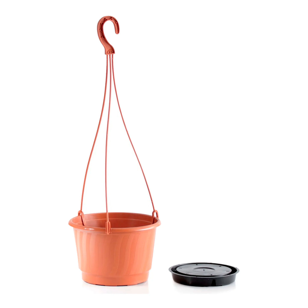 PRO 3.2L hanging planter dimensions (mm) 210x210x135 Terracotta color