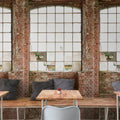 Germany Made Modern Design Photo Wallpaper Murals Stone Wall Brown Cream Non Woven Vinyl Floral Pattern Highly Living Room Gym