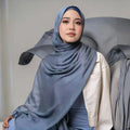 Hot Sale Malaysia Muslim Women Headscarf Hijabs Light Weight Plain Color Modal Hijab Rayon Cotton Shawls 190*85cm
