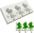 3 Dinosaur Ice Cream Molds Silicone Popsicle Mold Freeze Ice Cream Maker DIY Dessert Mould Form for Popsicle Mould