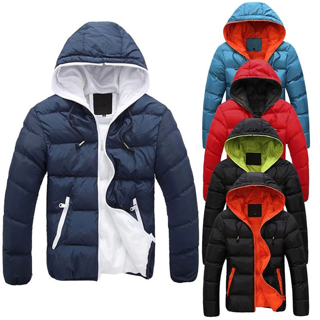 Unique Design Soft Fitting Waterproof Puffer Jacket Customized Logo Comfortable Breathable Plus Size Hooded High Street Style