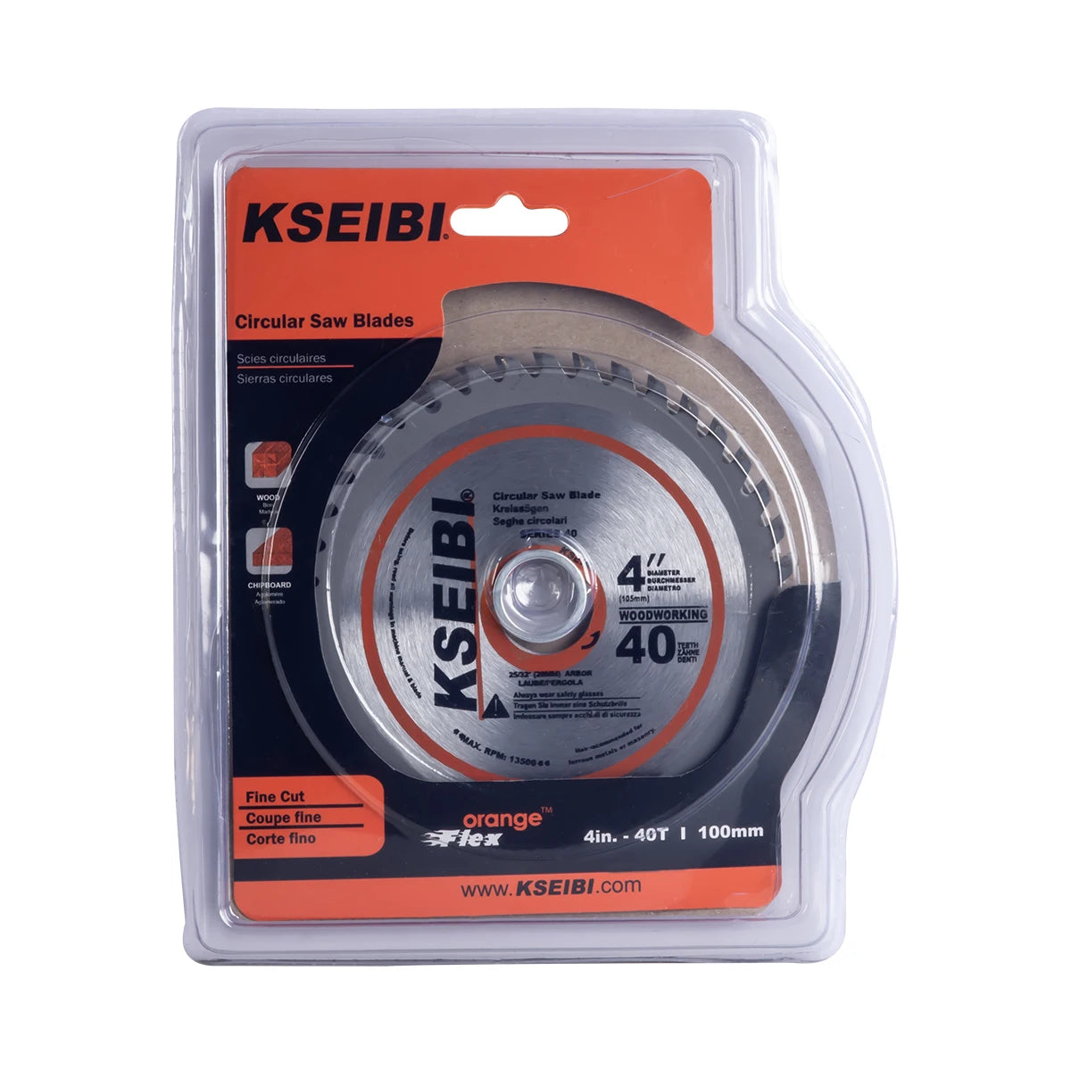 KSEIBI High Quality  Circular Saw Blades Carbon Steel With TCT Head for Wood Cutting