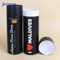 Matt Black Twist up Paper Lip Balm Tube Empty Cosmetic Push up Tube Container 0.3 Oz Cardboard Lipstick Paper Tube for Lip Balm