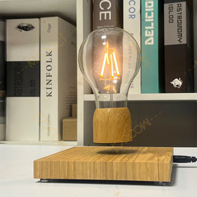 INS Heartwarming Warm Yellow Light for Home Bar Cafe Restaurant Decor Creative Gift Magnetic Levitation Floating Light Bulb