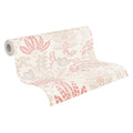 Germany Made Modern Floral Wallpaper Rolls White/Taupe/Pink/Red Non Woven Vinyl Abrasion-Resistant Light Resistant Kitchen Hotel