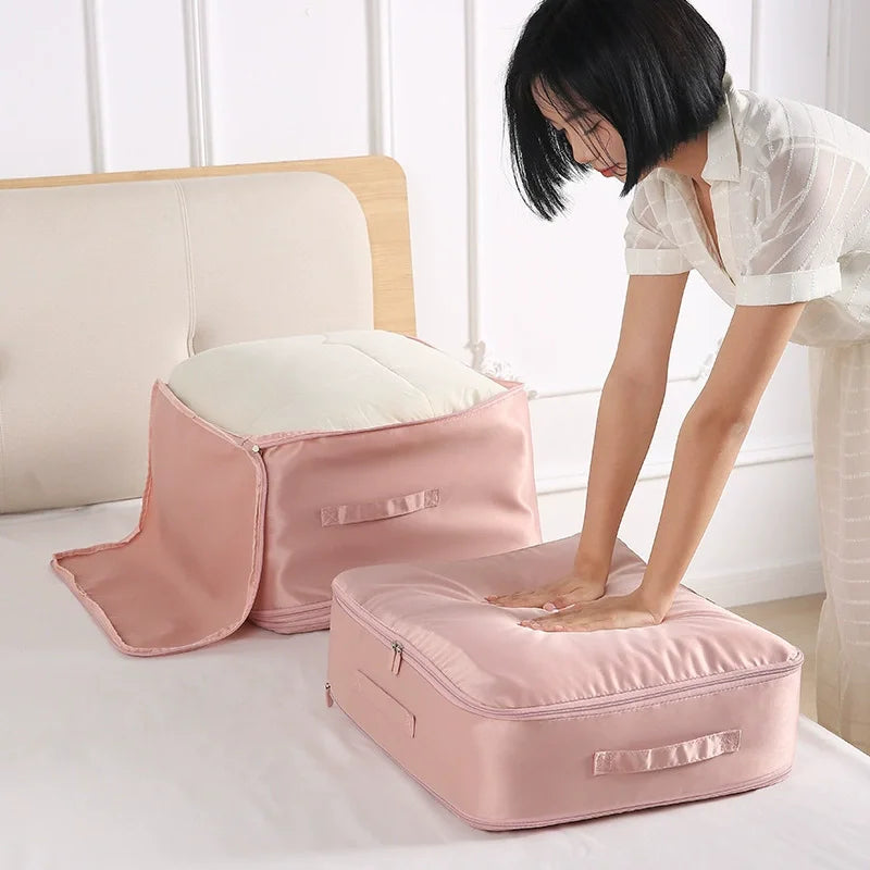 Heavy Duty Storage Travel Packing Cube Compression Moving Bags for Clothes Blankets Bed Quilt MegaBDM
