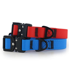 Factory Price Custom Multi-Colors Luxury PVC Pet Collar Waterproof Adjustable Dog Collar