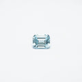 Aquamarine Blue Synthetic Aquamarine Emerald Cut Loose Gemstone for Jewelry Making Various Sizes to Choose