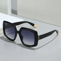 Logo Custom 2025 Vintage Men Women Oversized Punk Sun Glasses UV400 Gradient Shades Colorful Square Sunglasses Men Women
