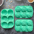 Silicone Half Sphere Baking Molds 6 Cavity Non Stick Gelatin Chocolate Mold Trays Lead Free