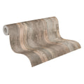 Made Germany Wood Look Beige Brown Non Woven Vinyl Wallpaper Abrasion-Resistant for Living Room Kitchen Home Decoration