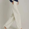2026 Summer Business Suit Pants Breathable Comfortable Solid Color Eid Wholesale Wide-leg PantsTraditional Muslim Women