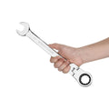 27mm Metric Industrial Grade Flex-Head Ratchet Wrench OEM 72-Tooth Ratcheting Combination Wrench with 671Nm Max Torque