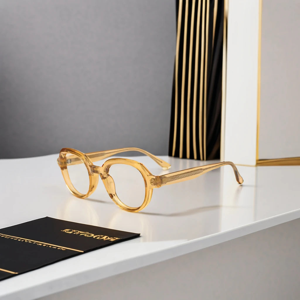 VisualMate Personalized Thick TR90 Acetate Eyewear Eyeglass Frames Men Optical Men's Retro Woman Fashion Glasses