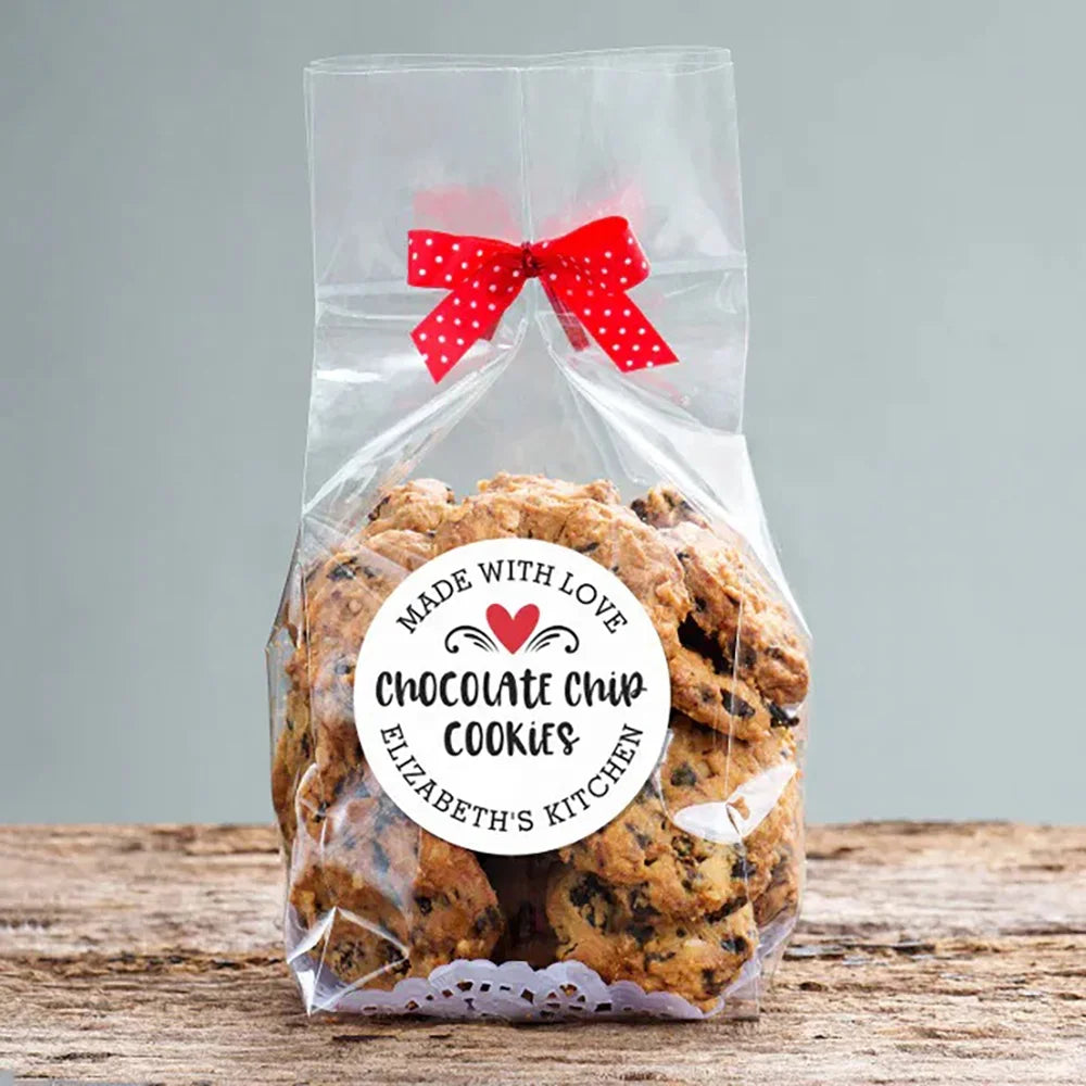 Good Recognition Label Sticker Design Waterproof Cookies Label Sticker Design Idea for Products Branding Packaging