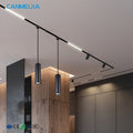 Modern Luxury Aluminum 10W 15W Adjustable Hanging Chandelier Track Lights Indoor Dining Room Led Pendant Lamp for Restaurant MegaBDM