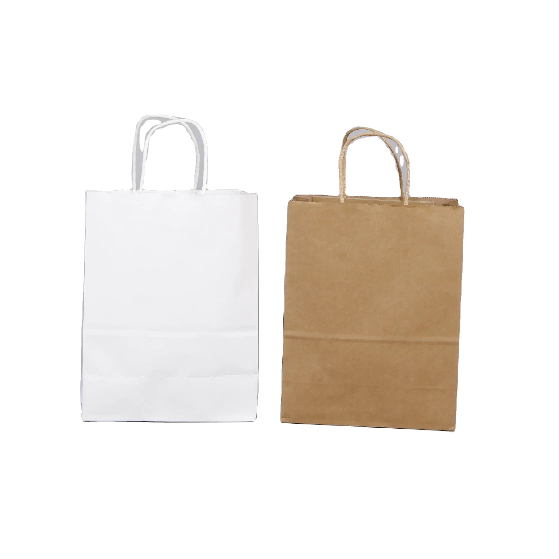 Custom Food-Grade Kraft Paper Bags Recycled Kraft Paper Bags with Custom Logo Printing