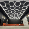 High-Resolution Hexagonal COB LED Ceiling Light 6500K with IP55 Rating Adjustable Voltage for Workshop & Detailed Workstations